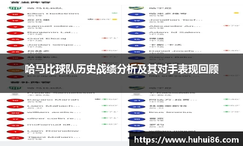 哈马比球队历史战绩分析及其对手表现回顾